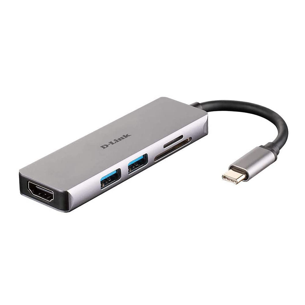 DLink DUB-M530 5-in-1 USB-C Hub with HDMI, Card Reader and USB 3.0 ports DLink DUB-M530 5-in-1 USB-C Hub with HDMI, Card Reader and USB 3.0 ports